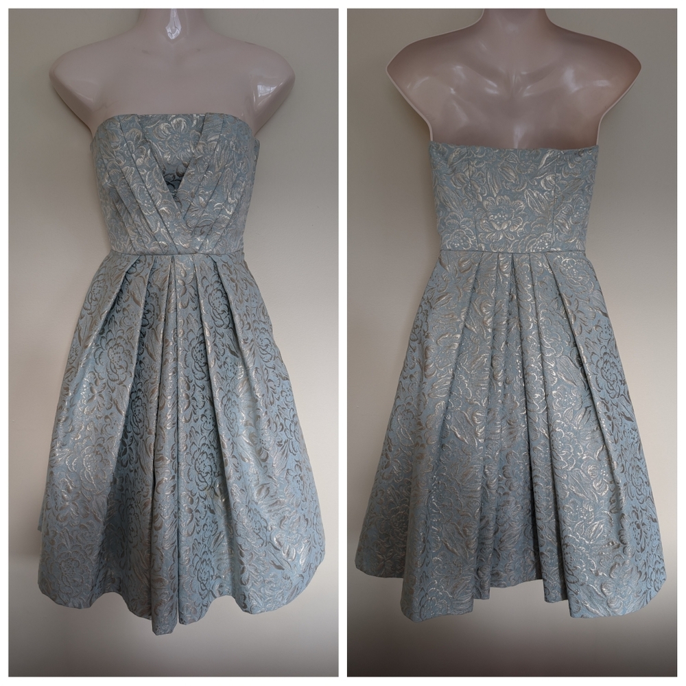 Betsey Johnson Vintage Strapless Formal Dress  0